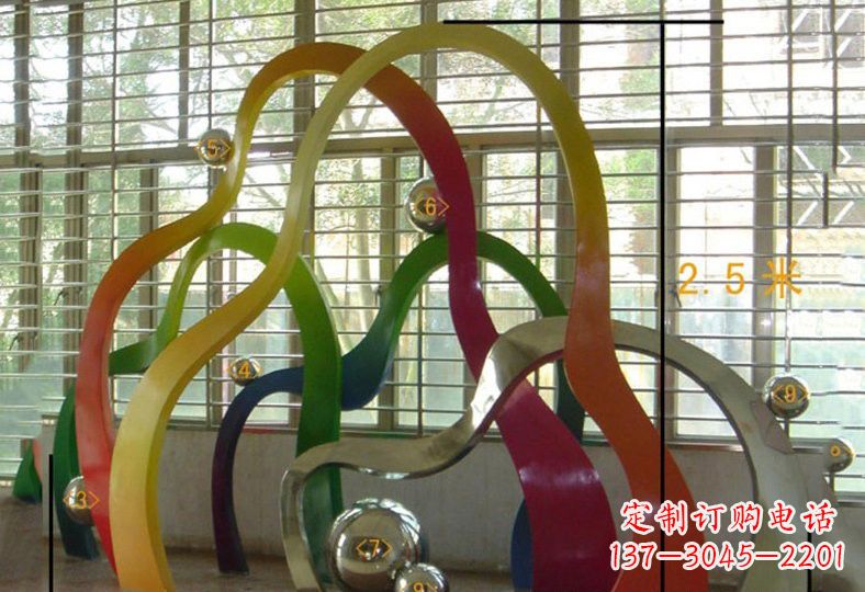 廊坊不锈钢假山雕塑精致耐用的艺术品