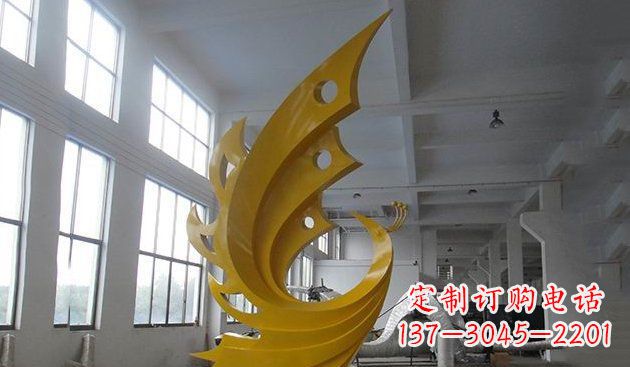廊坊不锈钢凤凰雕塑——给生活添彩