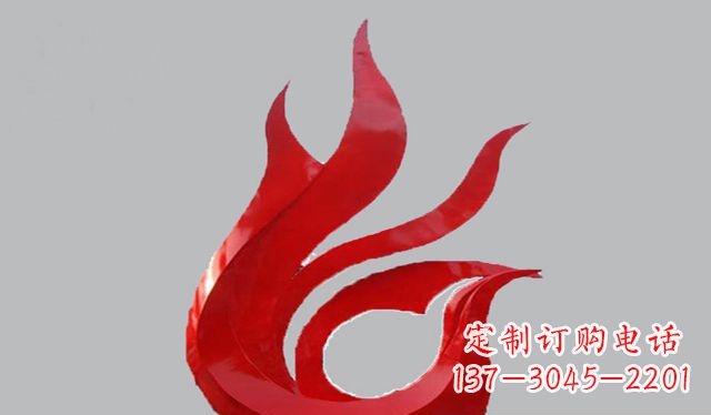廊坊不锈钢凤凰雕塑——传承古代文化之美