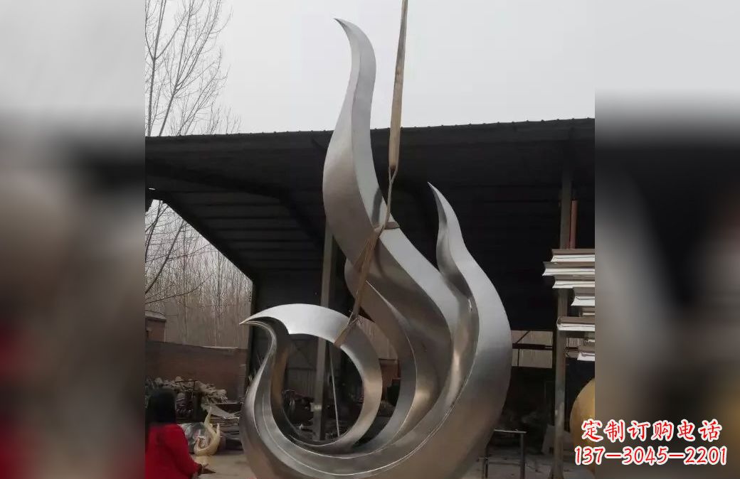 廊坊精美不锈钢凤凰雕塑