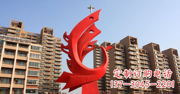 廊坊凤凰灿烂的不锈钢雕塑