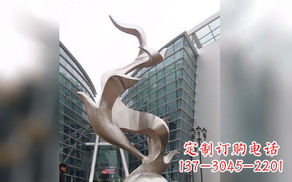 廊坊不锈钢鸽子雕塑