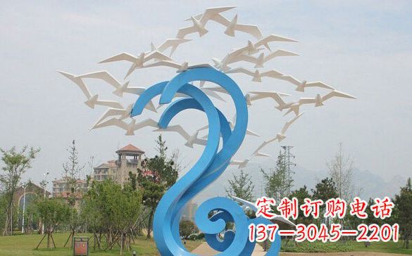 廊坊不锈钢海鸥雕塑