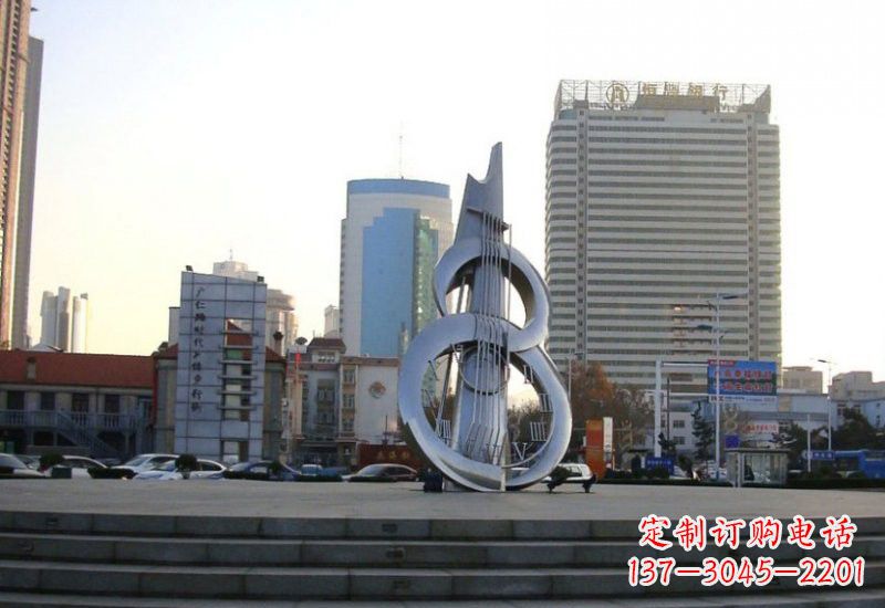 廊坊不锈钢吉他雕塑
