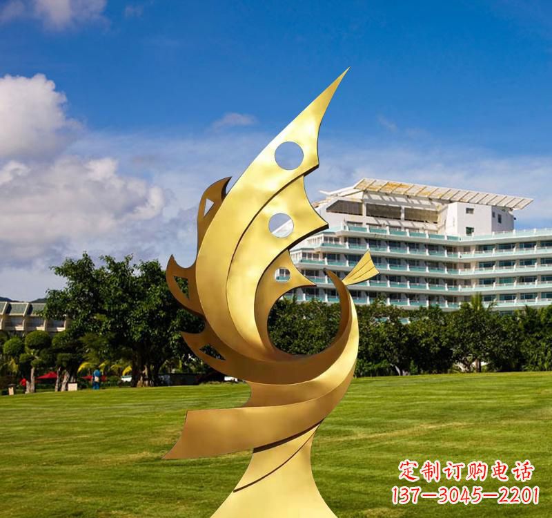 廊坊不锈钢凤凰雕塑精致而古典