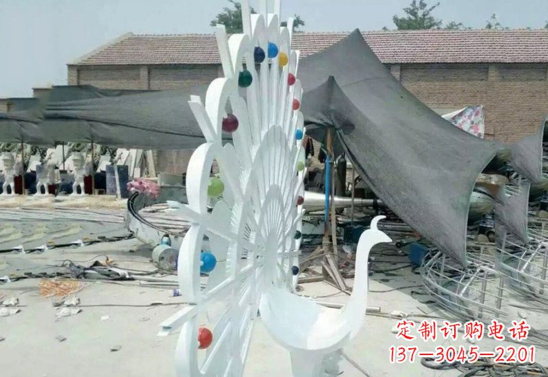 廊坊不锈钢孔雀雕塑精美绝伦