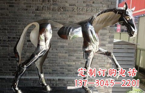 廊坊不锈钢抽象马雕塑