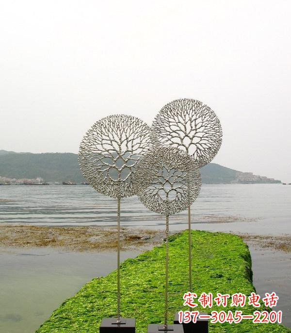 廊坊不锈钢抽象蒲公英雕塑
