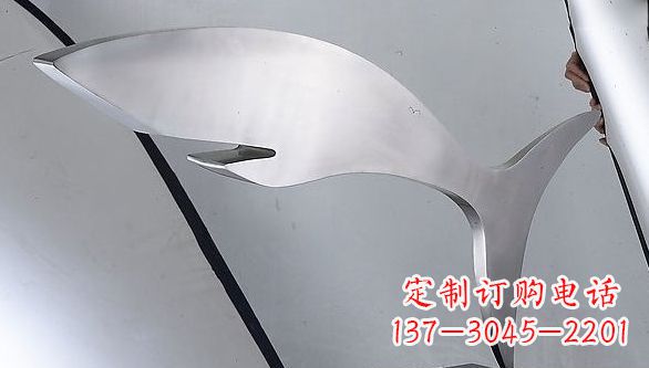 廊坊不锈钢鲨鱼雕塑艺术精品