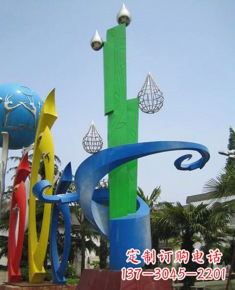 廊坊不锈钢水滴雕塑非凡的艺术美学