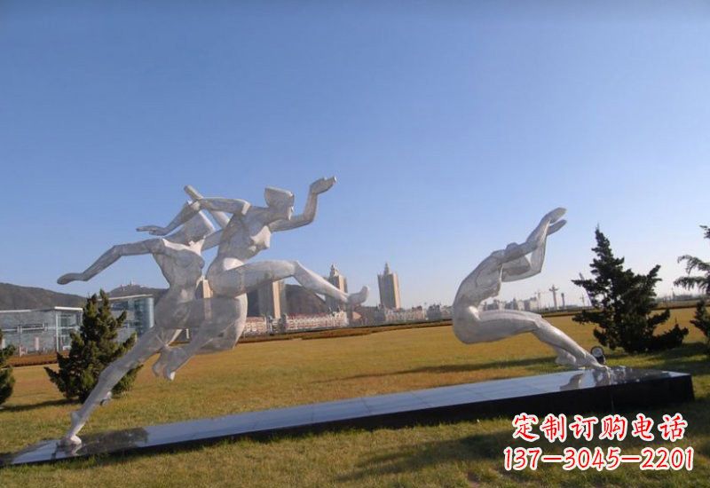 廊坊不锈钢运动员雕塑