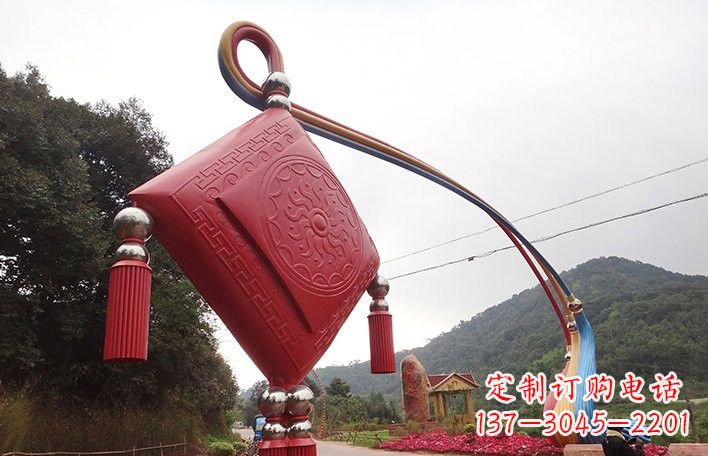 廊坊精美不锈钢拱门雕塑