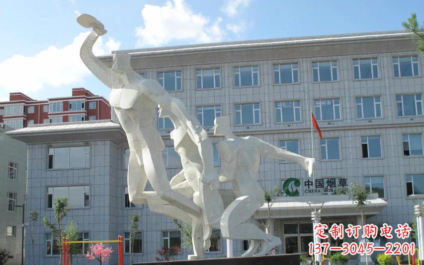 廊坊不锈钢乒乓球雕塑精美绝伦