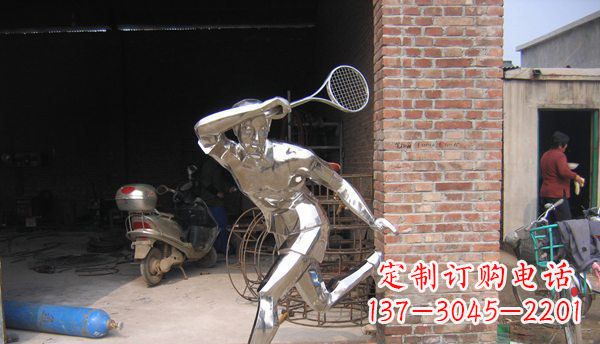 廊坊不锈钢羽毛球雕塑——精致简洁的艺术作品