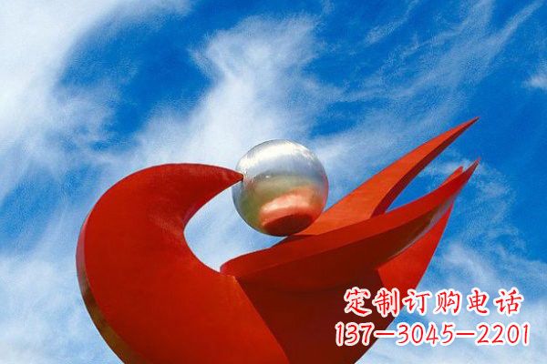廊坊“和平鸽”用不锈钢大型雕塑抒发爱与和平