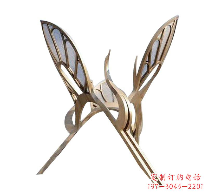 廊坊精美的不锈钢仙鹤雕塑