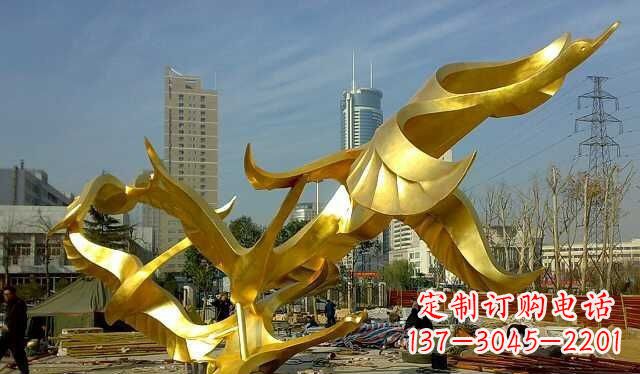 廊坊不锈钢大雁雕塑——一件传承中华文化的艺术杰作