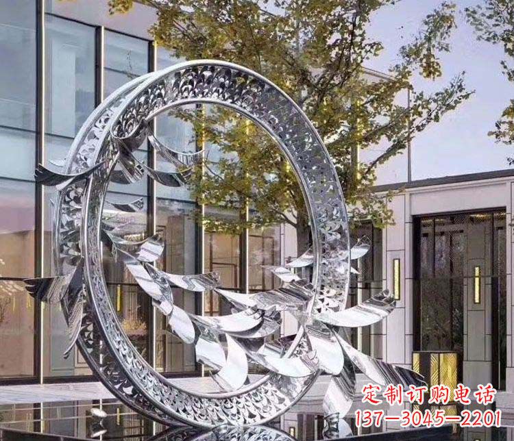 廊坊大雁雕塑象征着永恒的美丽