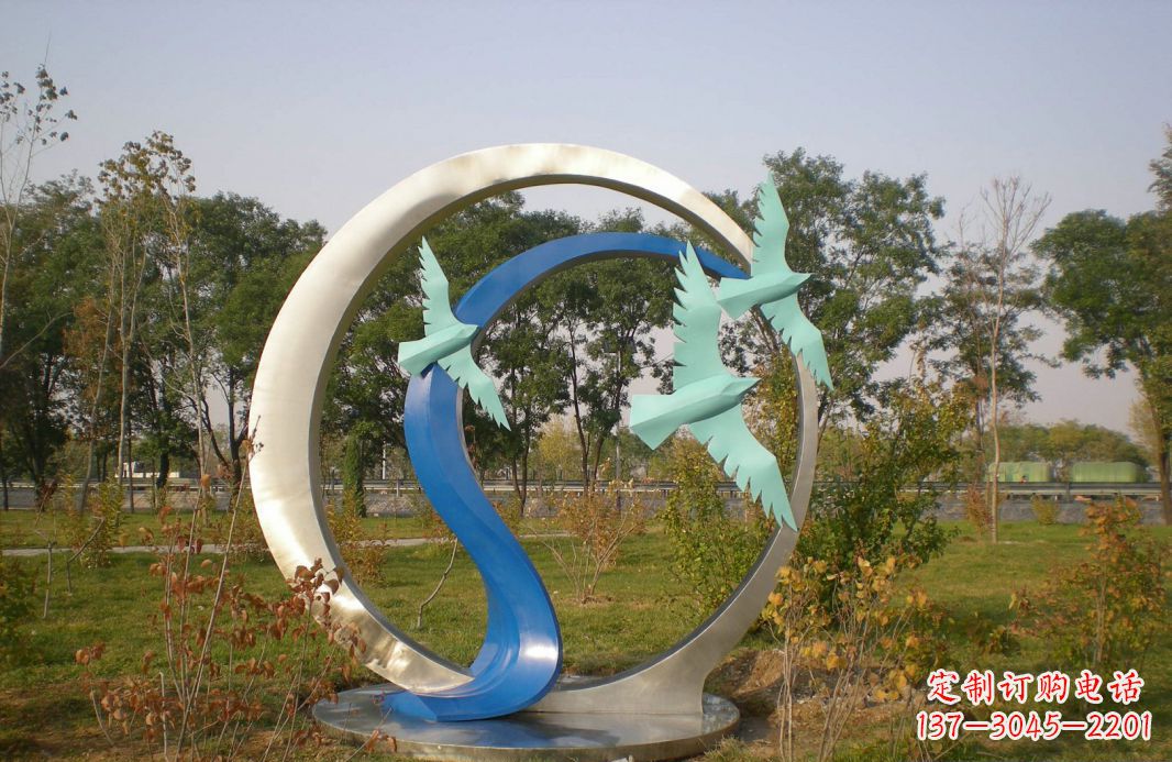 廊坊大雁南飞,美丽风景线