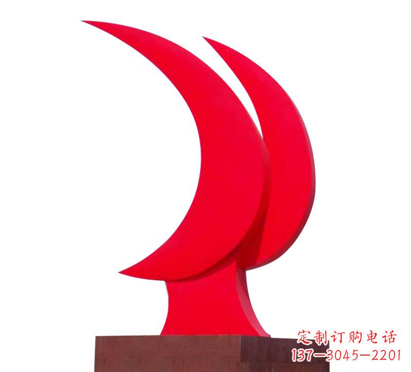 廊坊不锈钢党旗雕塑——传承中华文化精神