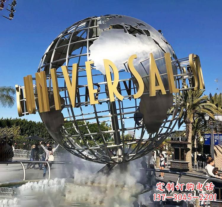 廊坊不锈钢地球仪雕塑——精致的地球礼物