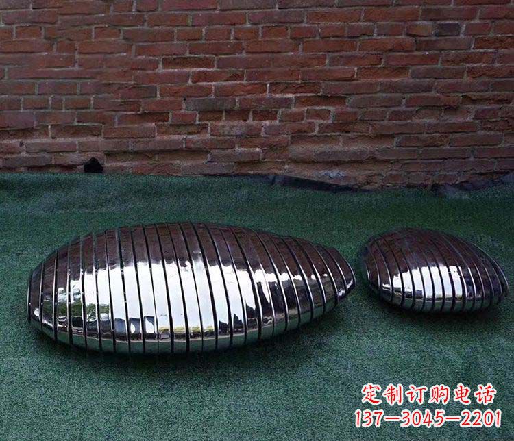 廊坊不锈钢鹅卵石雕塑1