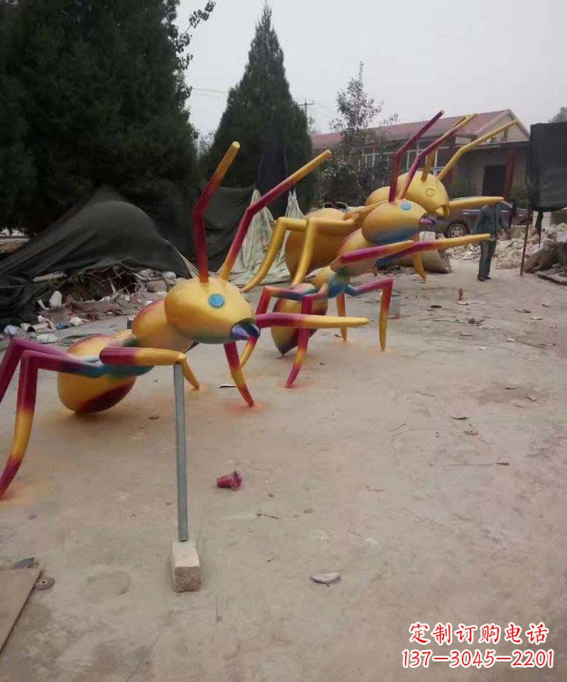 廊坊精美的不锈钢蚂蚁雕塑