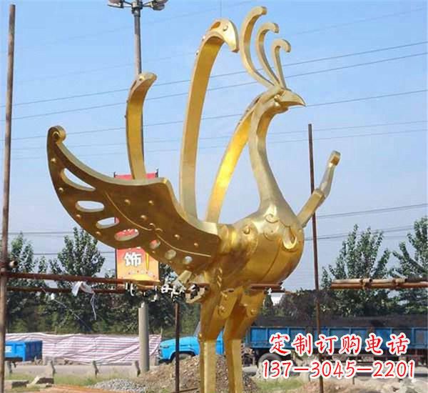 廊坊不锈钢凤凰雕塑