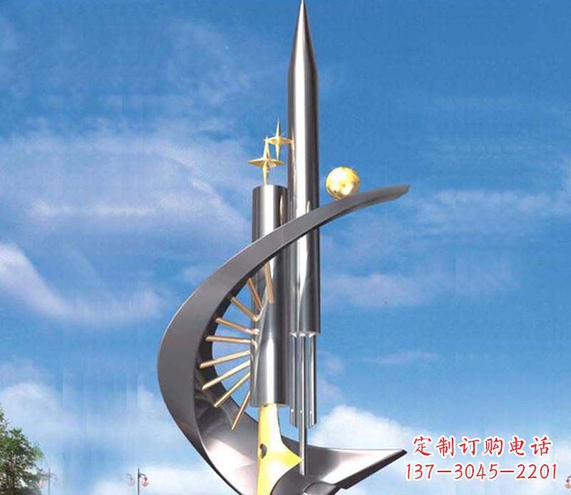 廊坊不锈钢钢笔雕塑1