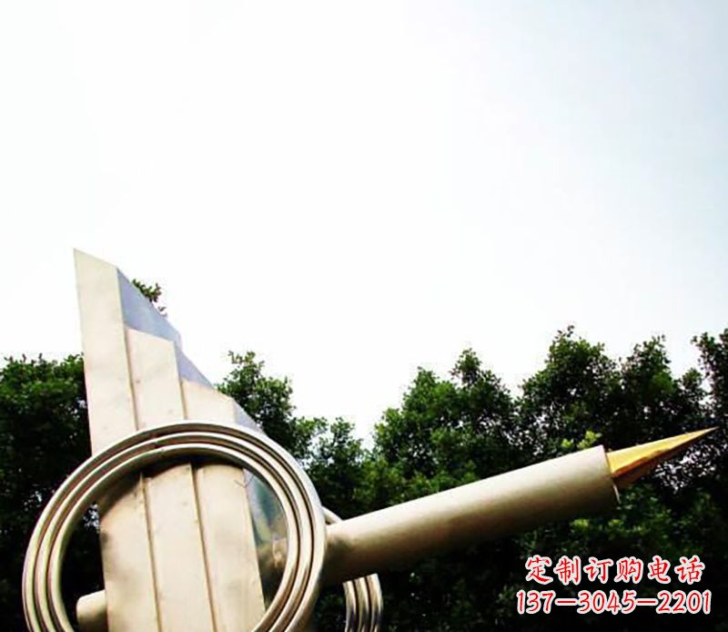 廊坊不锈钢钢笔雕塑