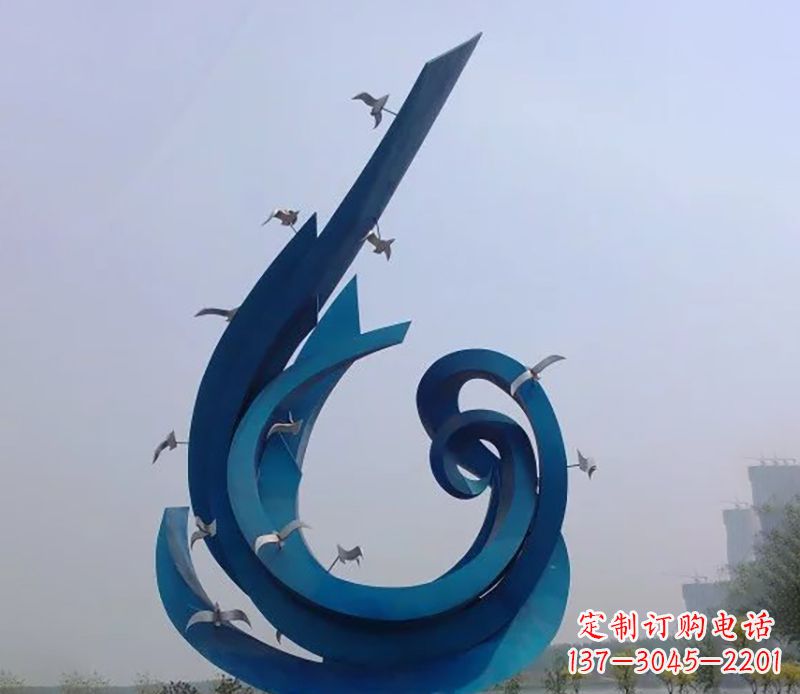 廊坊不锈钢鸽子雕塑雕刻着永恒与美丽