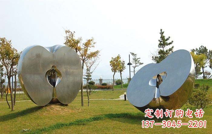 廊坊不锈钢苹果雕塑——珍贵的艺术瑰宝