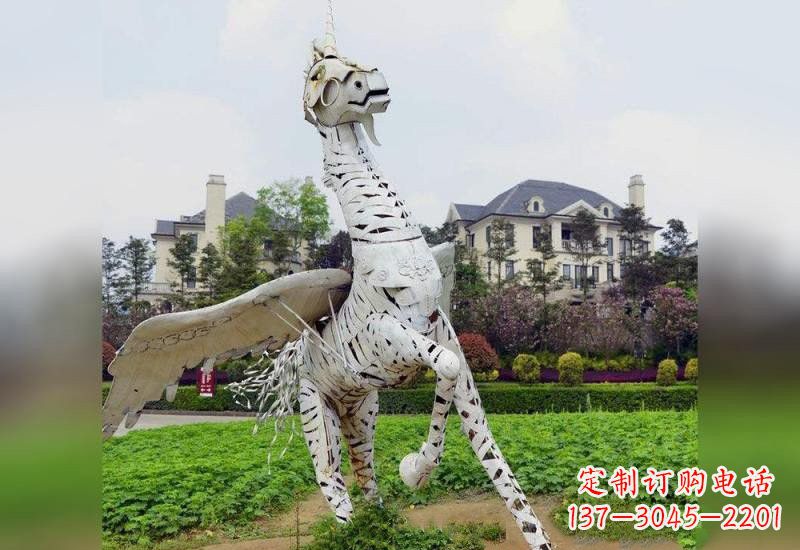 廊坊不锈钢独角兽雕塑