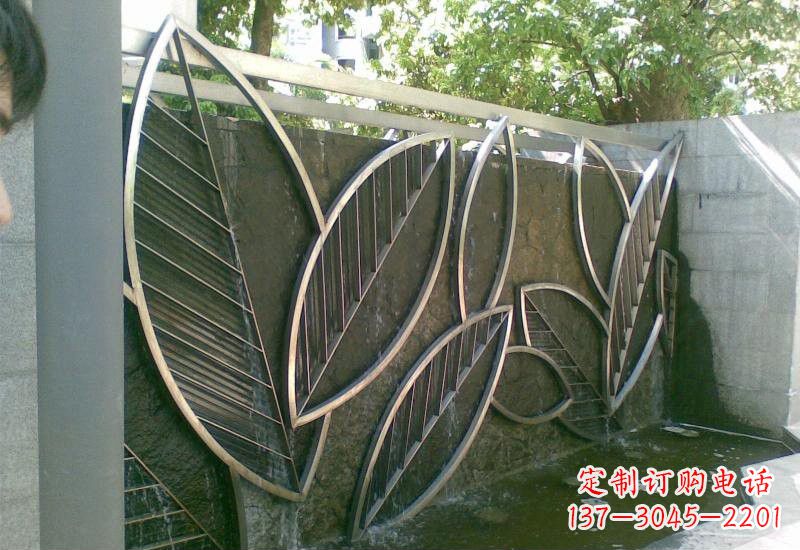 廊坊不锈钢树叶雕塑——艺术与科技的完美结合
