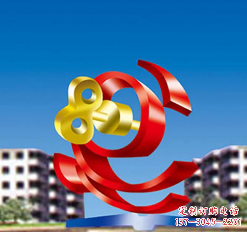 廊坊不锈钢飘带雕塑给公园景观带来独特美感