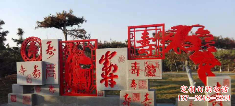 廊坊福禄寿雕塑不锈钢公园的精美礼物