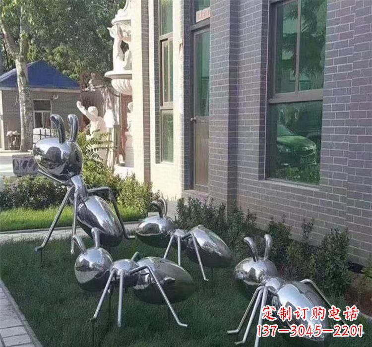 廊坊不锈钢蚂蚁雕塑—精致细腻的艺术品