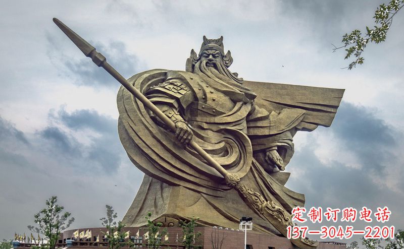 廊坊不锈钢关公广场雕塑传承中华文化