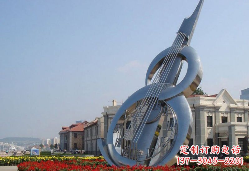 廊坊不锈钢大提琴雕塑