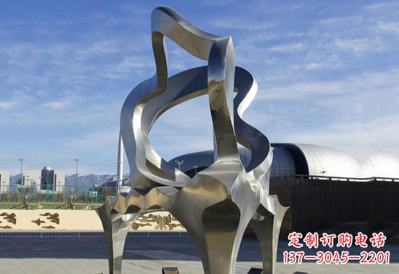 廊坊不锈钢钢琴雕塑传递音乐之美