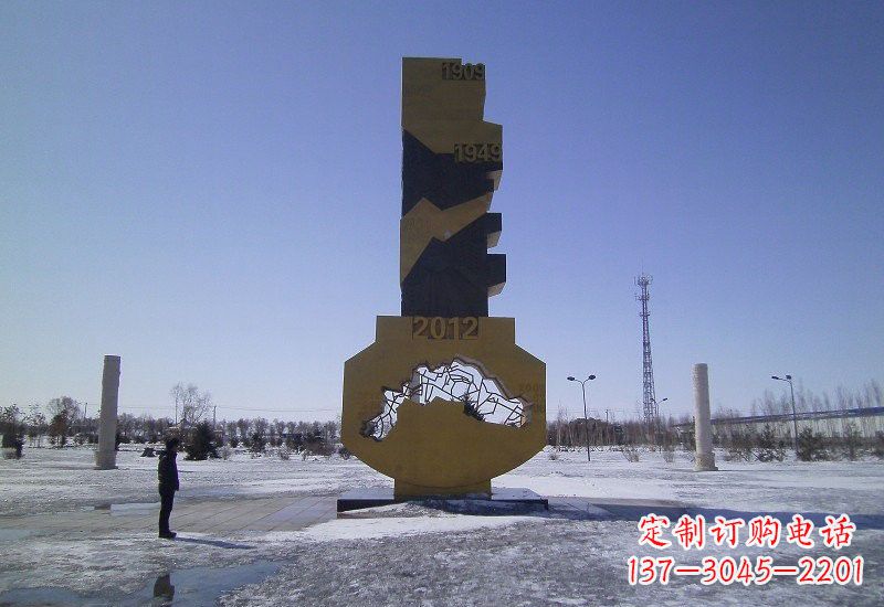 廊坊不锈钢钥匙雕塑精致且具有象征意义