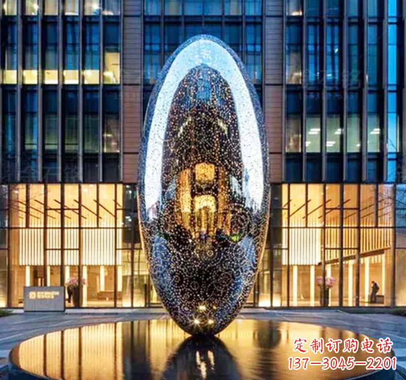 廊坊不锈钢圆环雕塑抽象艺术的完美诠释