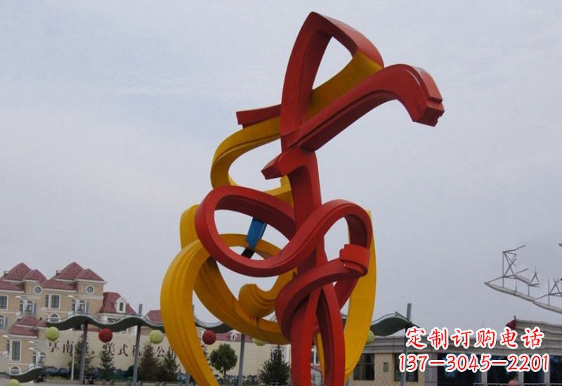 廊坊不锈钢音符雕塑美妙的视觉音乐