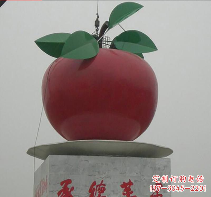 廊坊不锈钢苹果雕塑一件充满艺术气息的作品