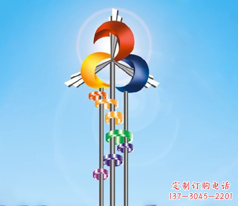 廊坊不锈钢风车雕塑精美的艺术之作
