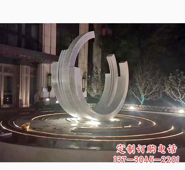 廊坊不锈钢广场喷泉雕塑精美的艺术珍品