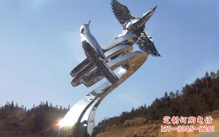 廊坊不锈钢动物雕塑——美化城市环境
