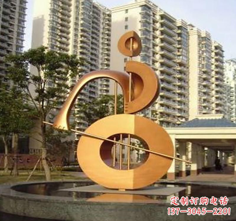 廊坊不锈钢葫芦乐器雕塑精致的艺术瑰宝
