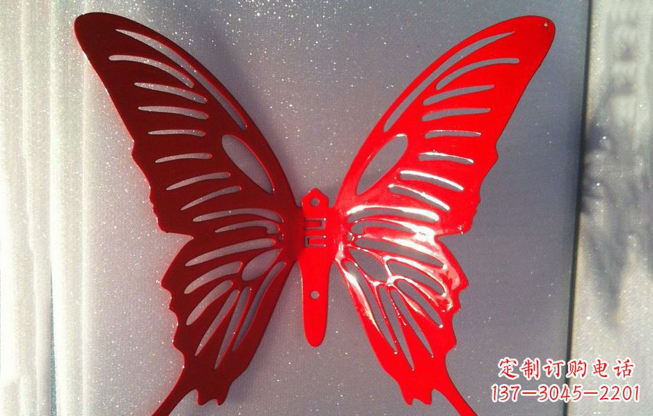 廊坊不锈钢蝴蝶雕塑让蝴蝶飞跃展现灿烂美丽