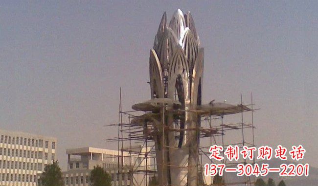 廊坊不锈钢火炬雕塑精致而又耐用